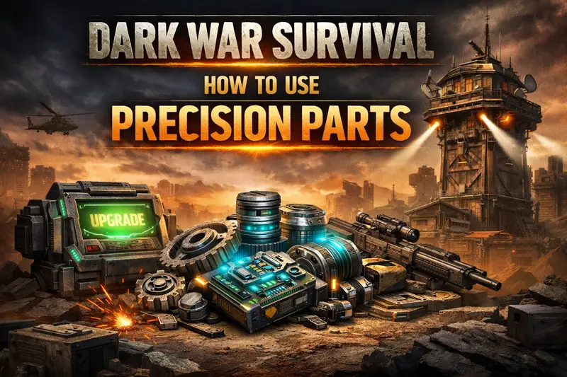 dark war survival how to use precision parts
