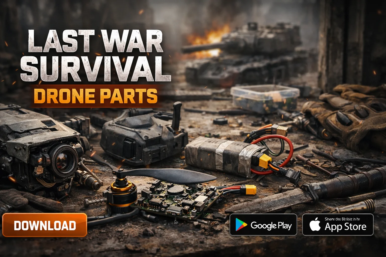 last war survival drone parts